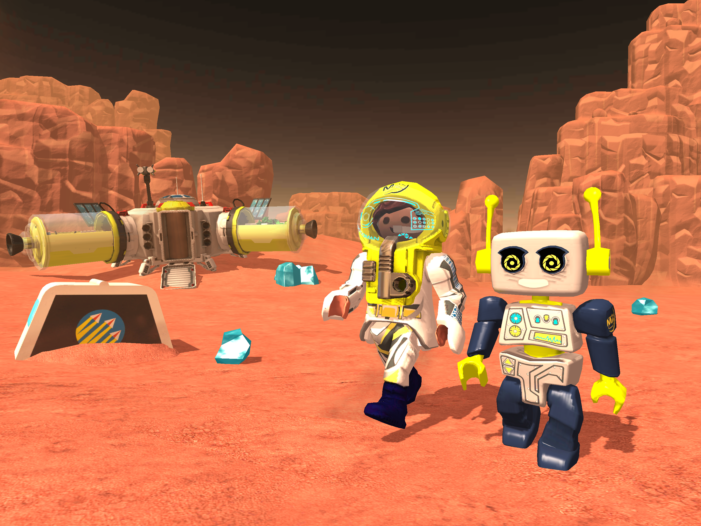 Cuplikan Layar Game PLAYMOBIL Mars Mission