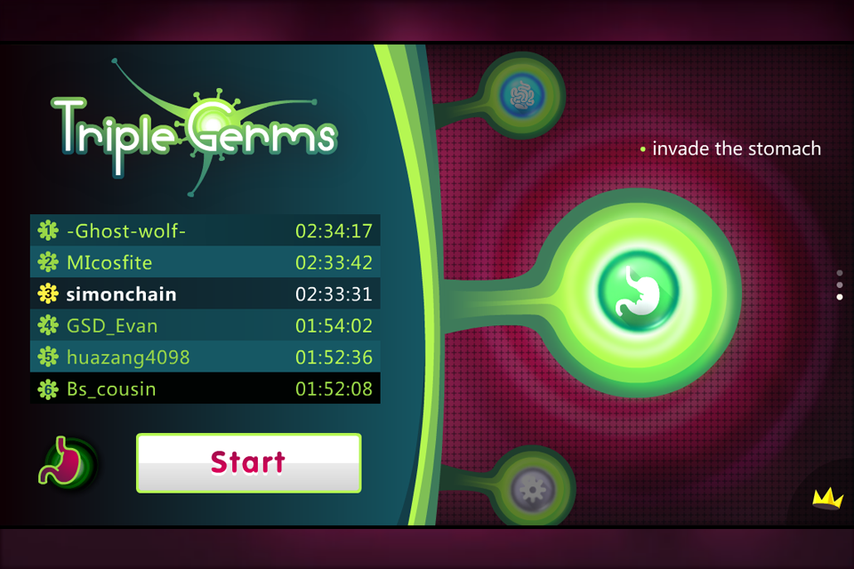 Captura de Tela do Jogo TripleGerms