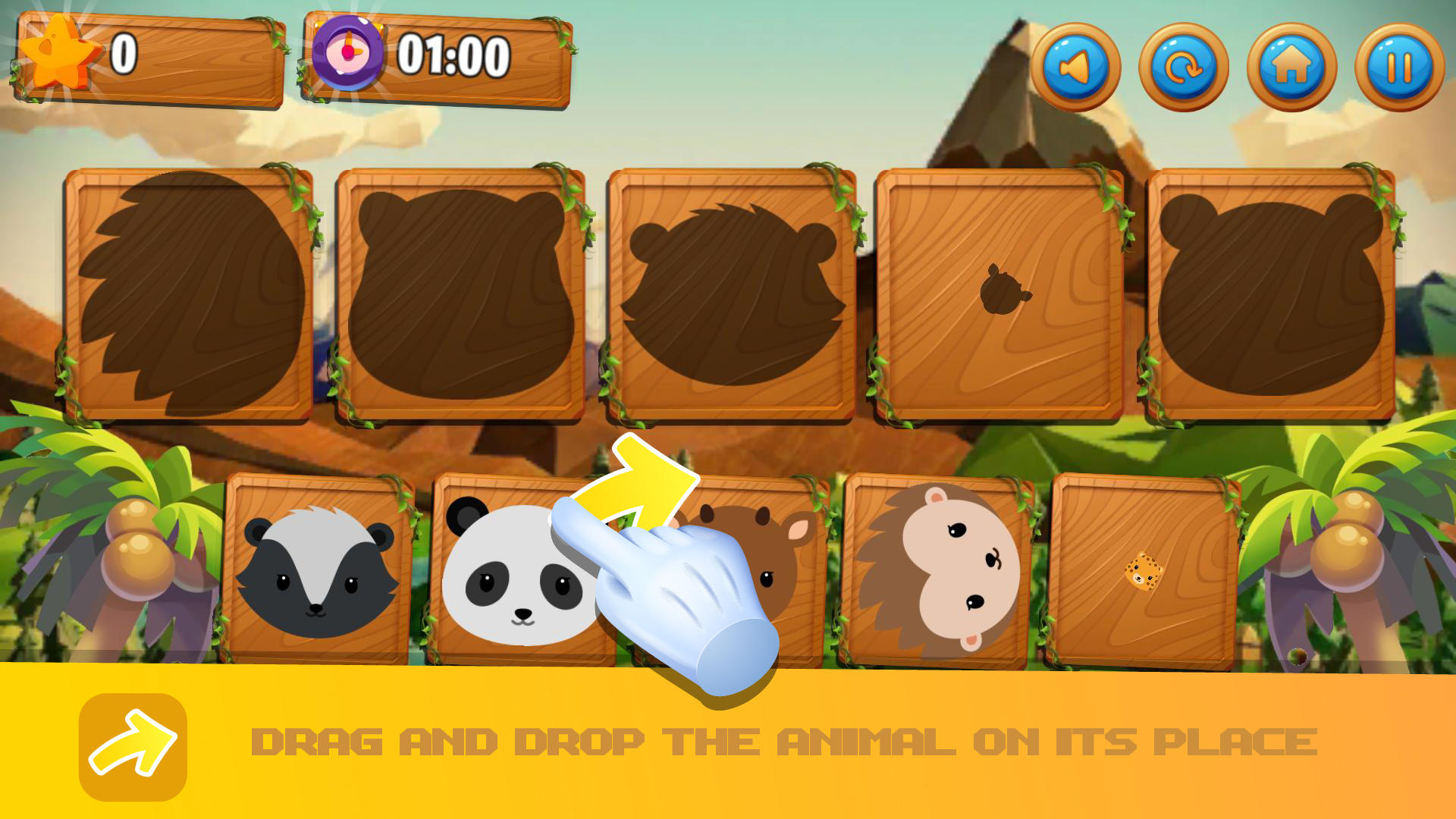 Pretty Animals Puzzle 遊戲截圖