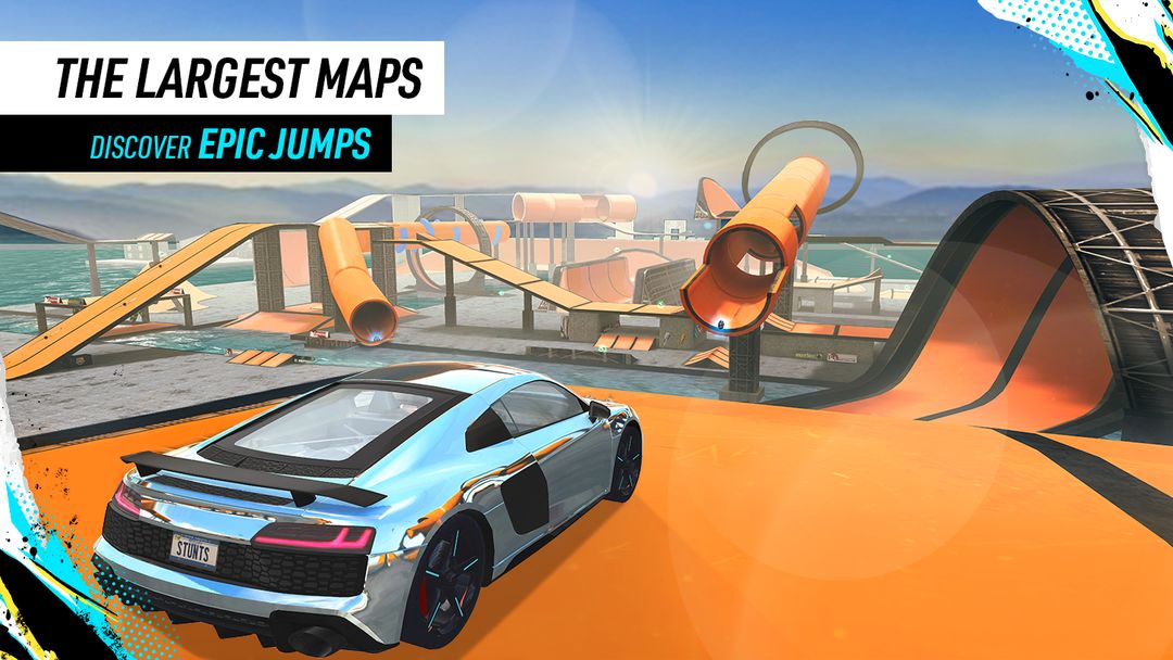 Screenshot of Car Stunt Races: Mega Ramps