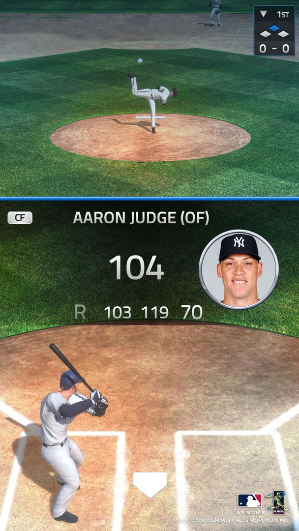 Screenshot of MLB Tap Sports Baseball 2020