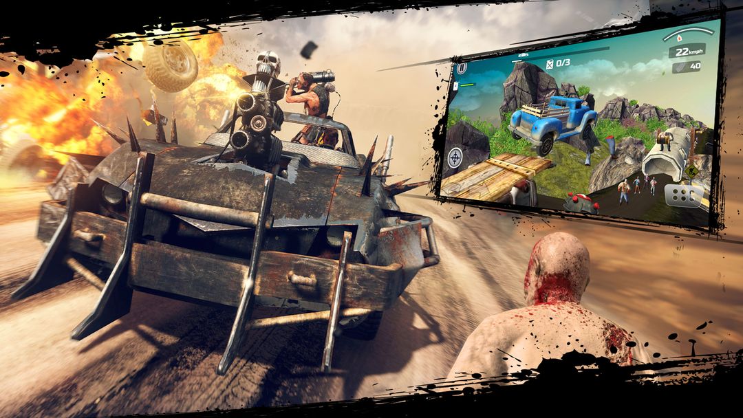 Dead Zombie Killing Road screenshot game