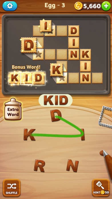 WordCookies Cross Game Screenshot