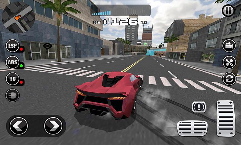 Fanatical Driving Simulator ภาพหน้าจอเกม