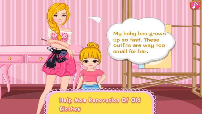 Make Up Baby And Old Outfits Refashion 게임 스크린 샷