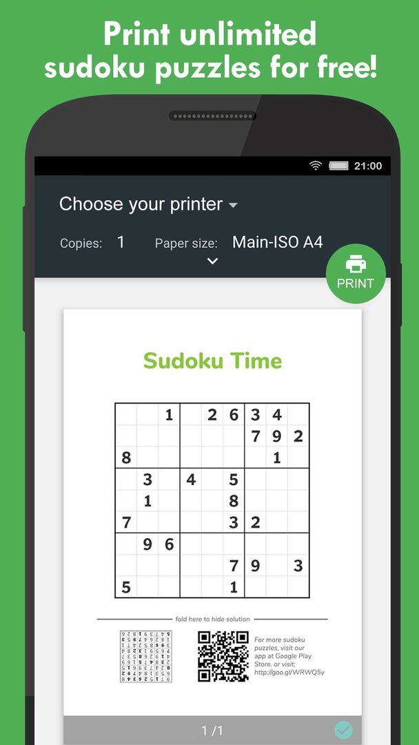 Sudoku online : Free number puzzle game 2017 게임 스크린 샷