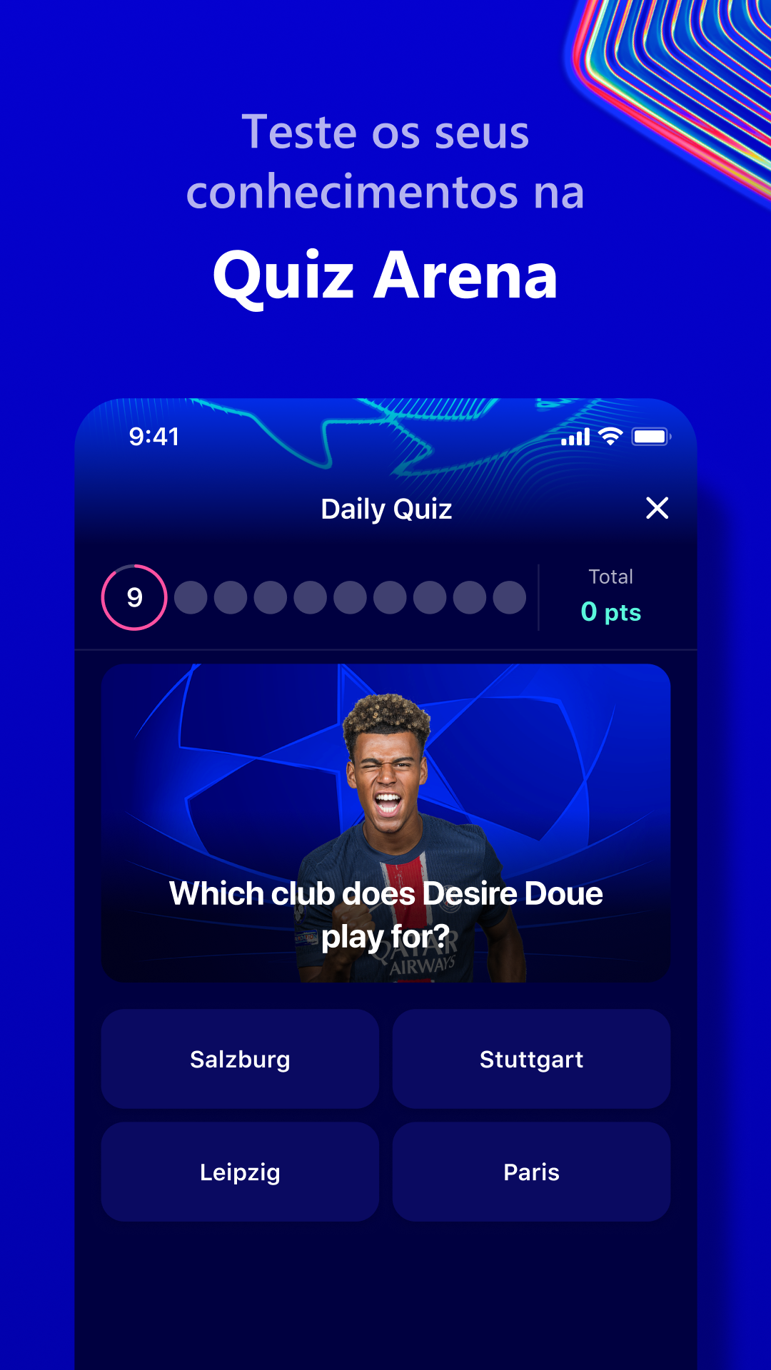 Captura de Tela do Jogo UEFA Gaming: Fantasy Football