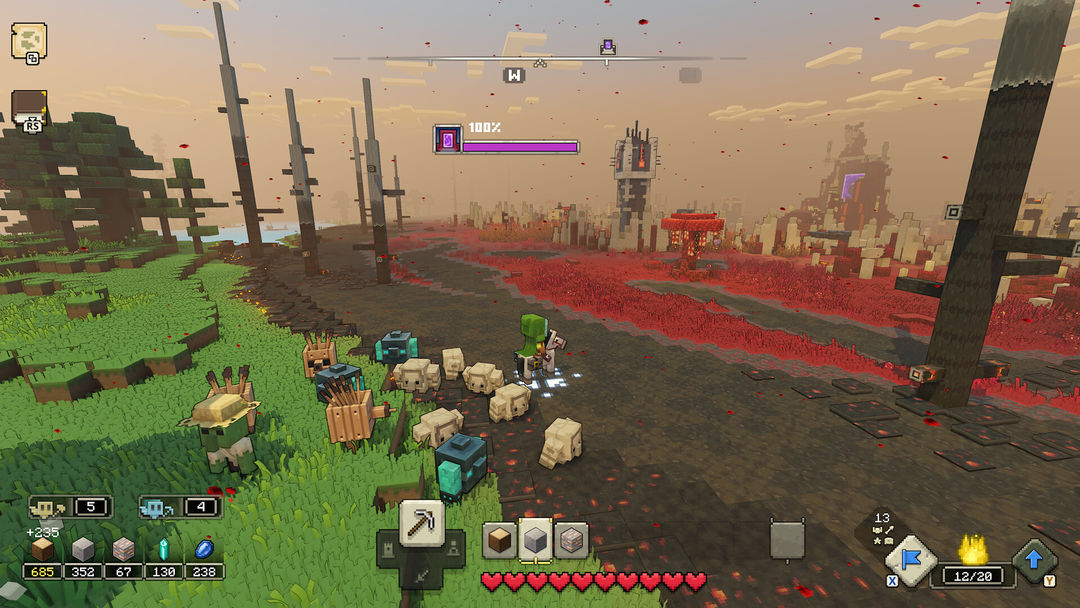 Screenshot of Minecraft Legends