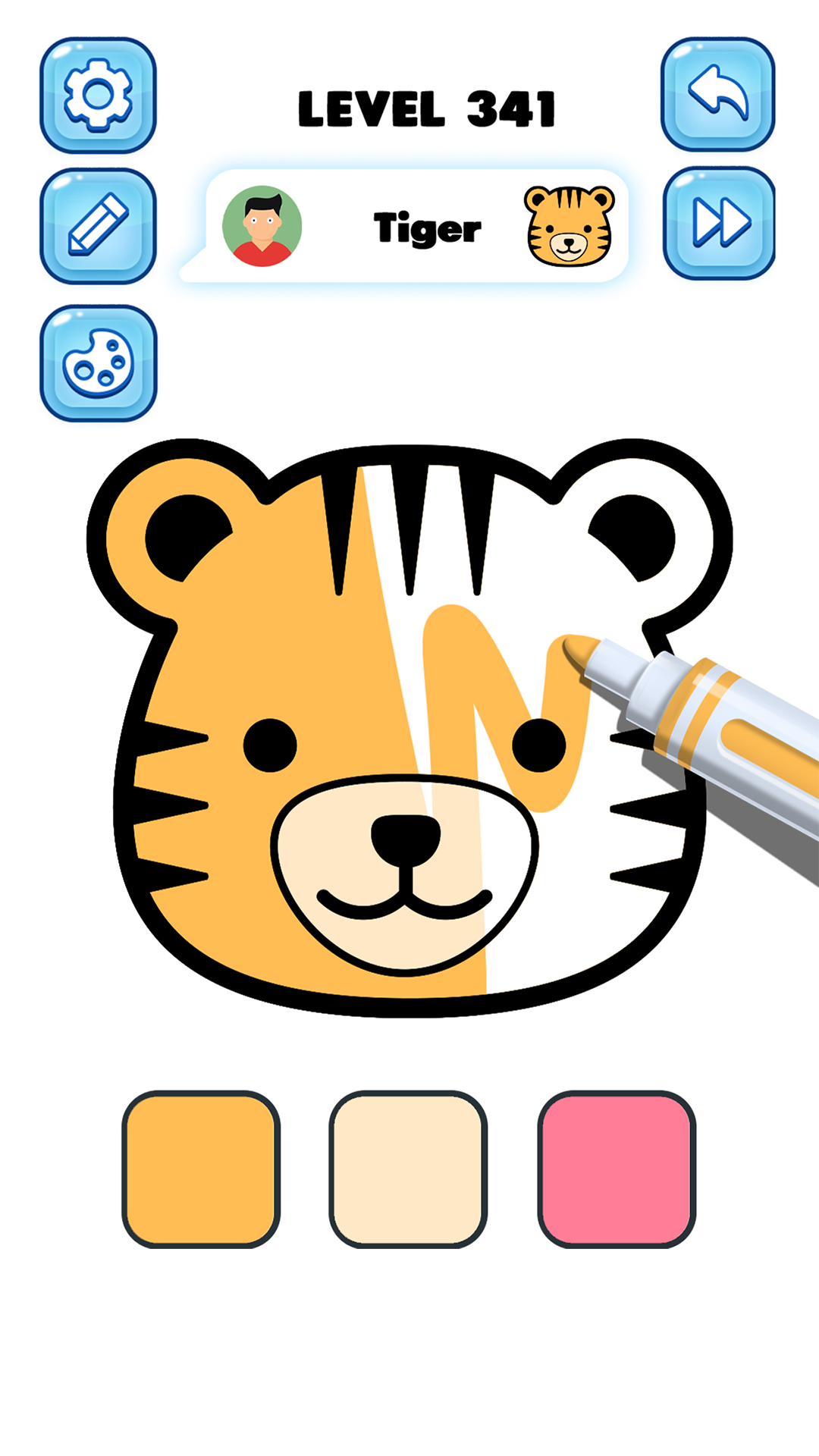 Coloring Game: Little artist Game Screenshot