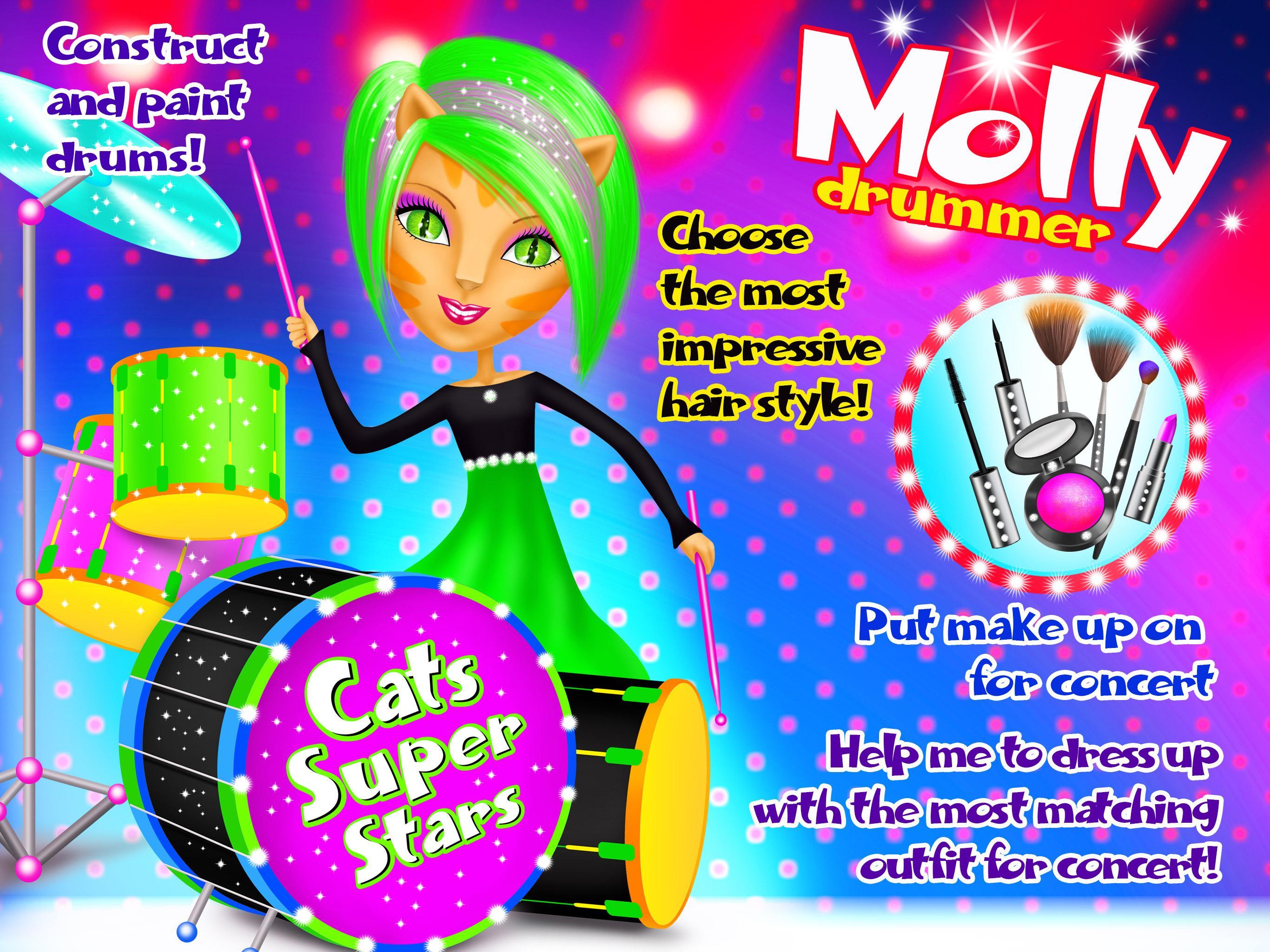 Crazy Cats Super Stars Game Screenshot