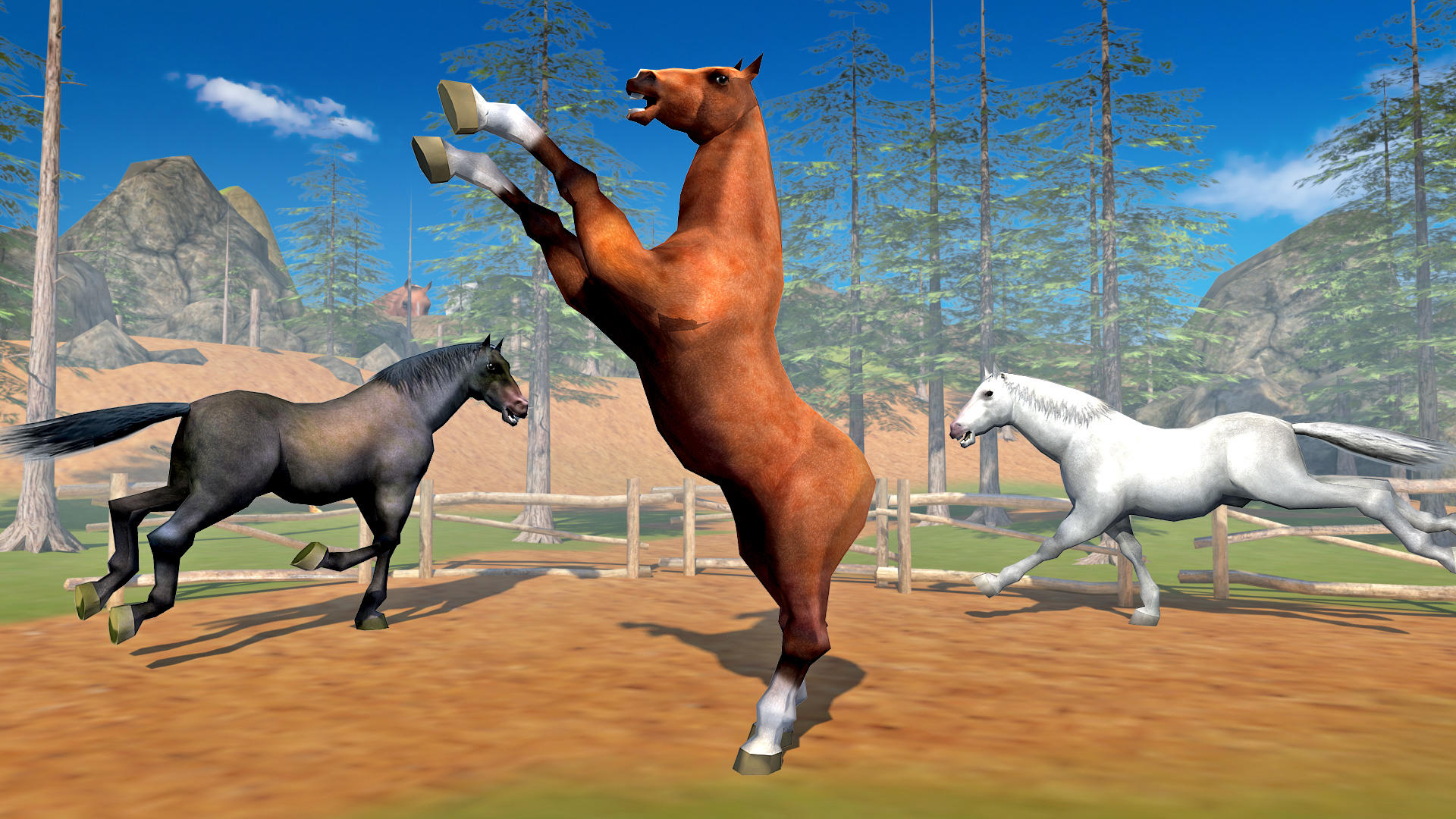 Wild Horse Simulator 3D 遊戲截圖