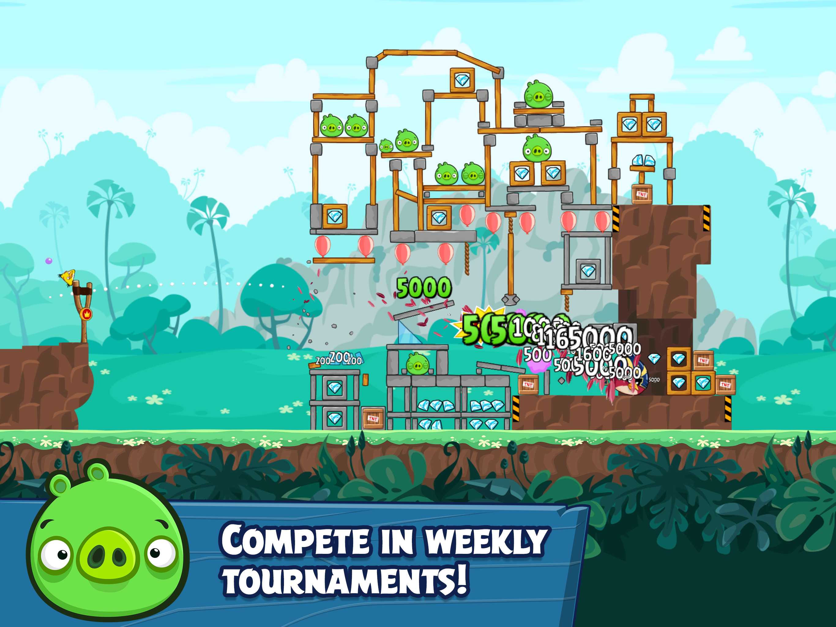Angry Birds Friends Game Screenshot