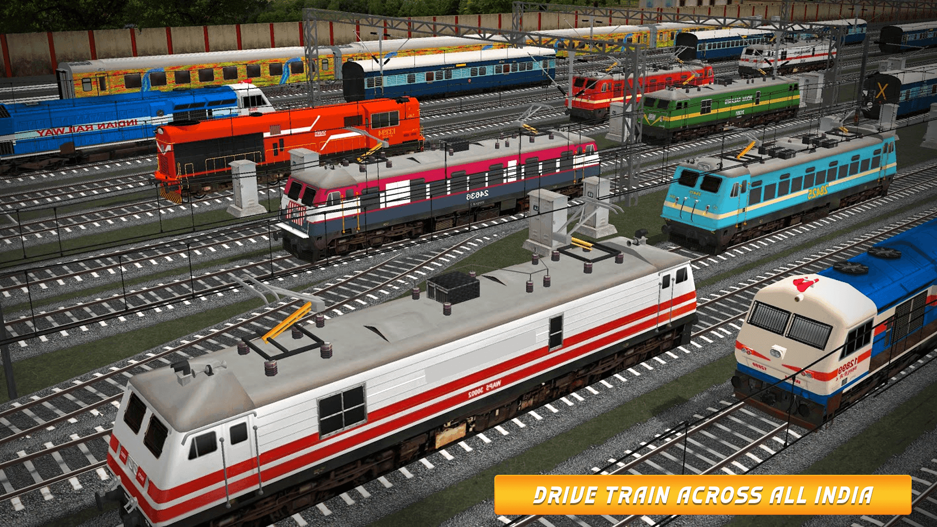 India Rail Sim: 3D Train Game ภาพหน้าจอเกม