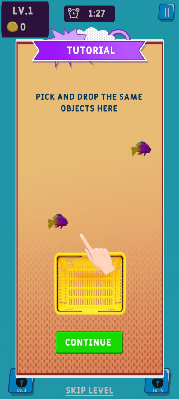 Fish Sort & Match 3D Game Screenshot