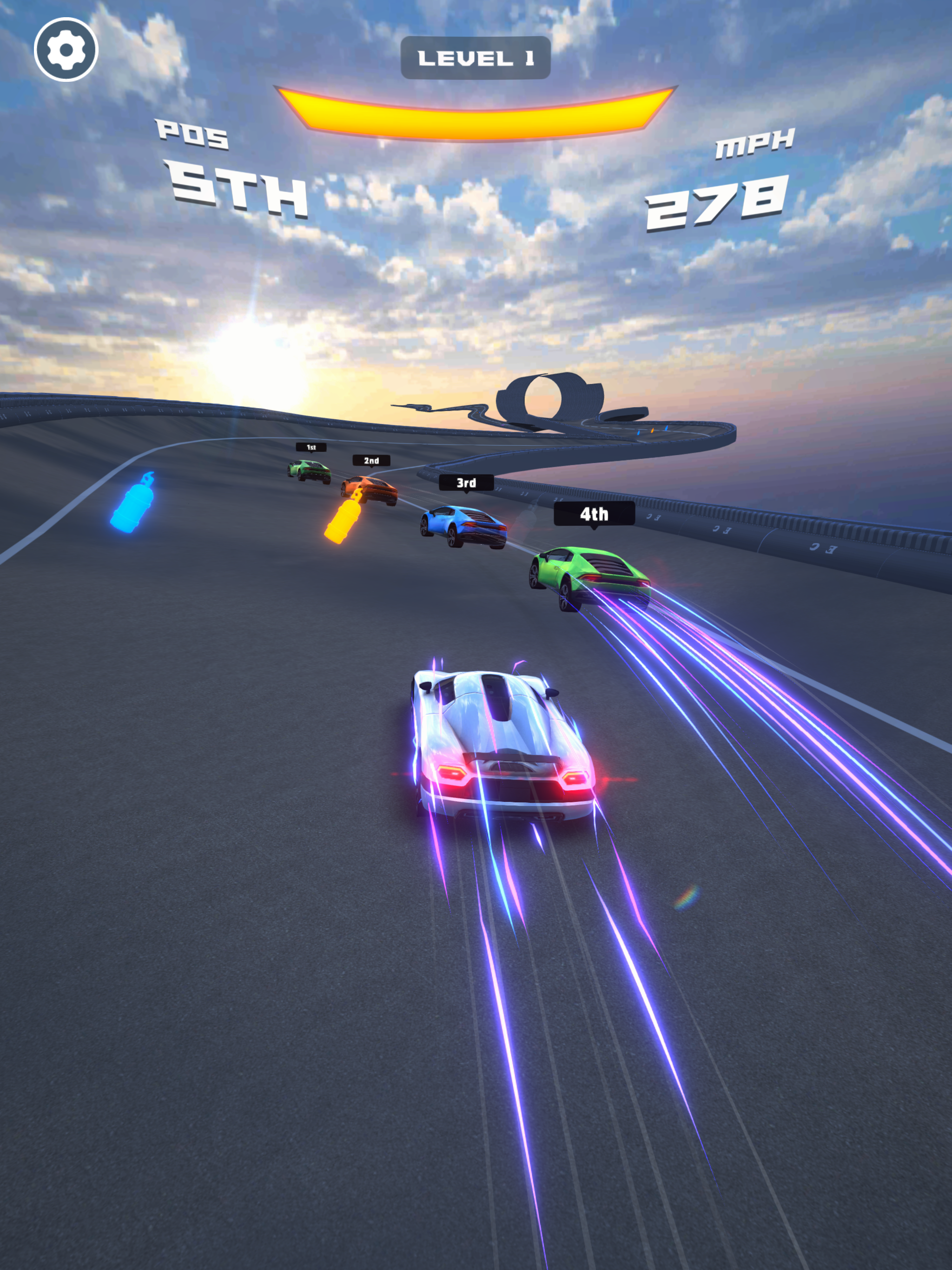 Screenshot of Race Mania!
