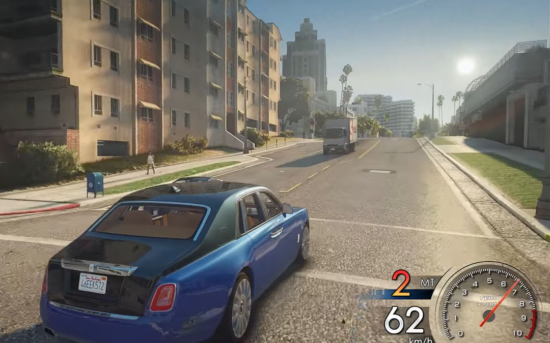 Screenshot of US Car Parking 3D Game