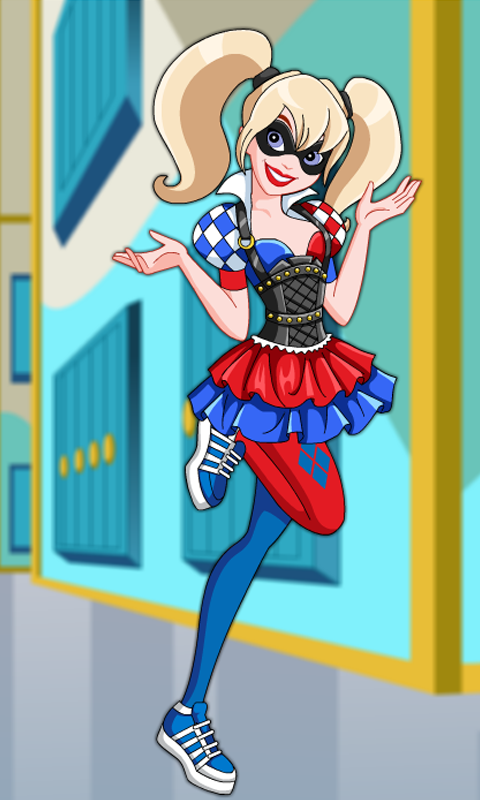 Dress Up Harley Quinn Game Screenshot