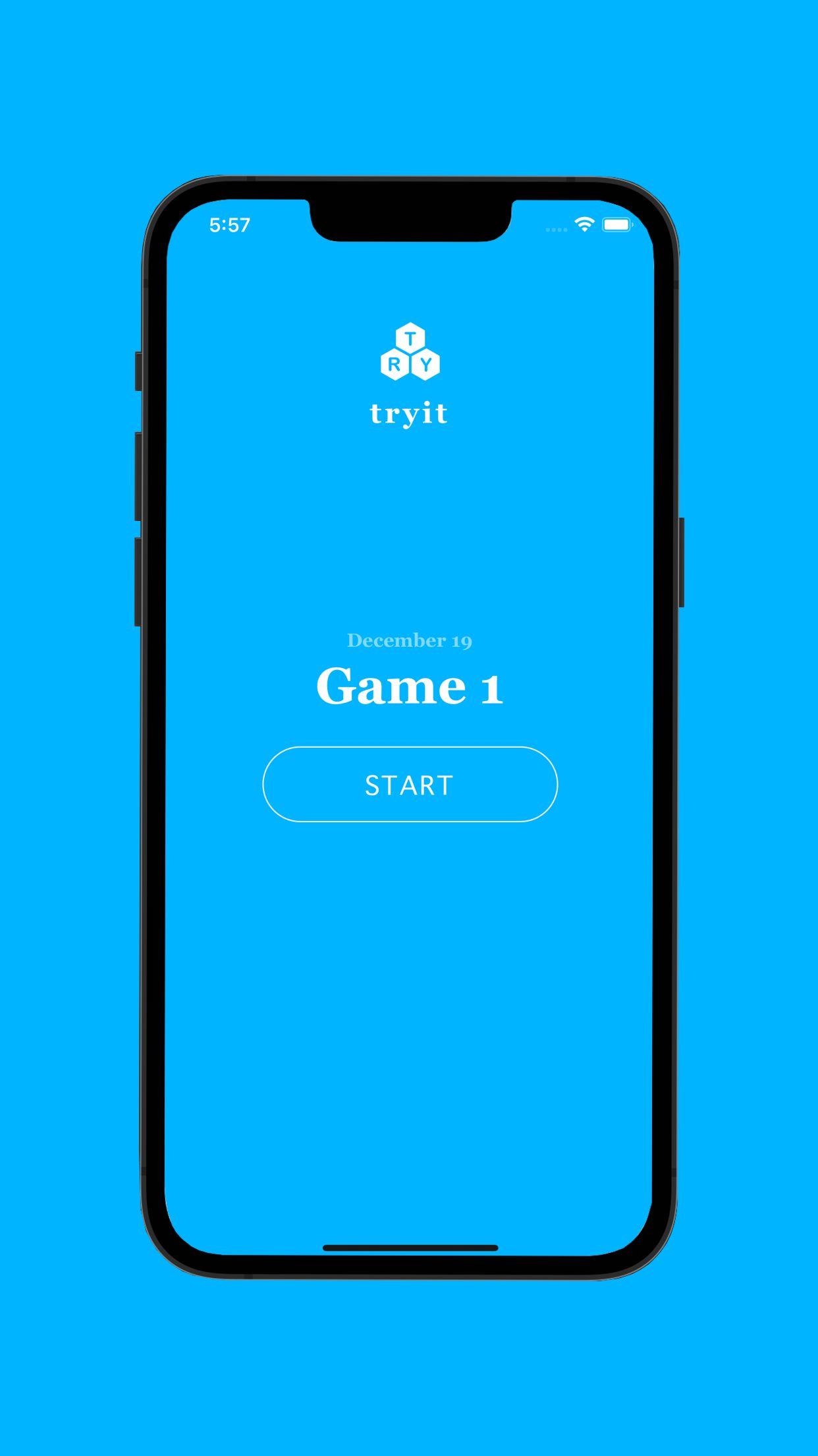 Tryit: Word Puzzle Game Screenshot