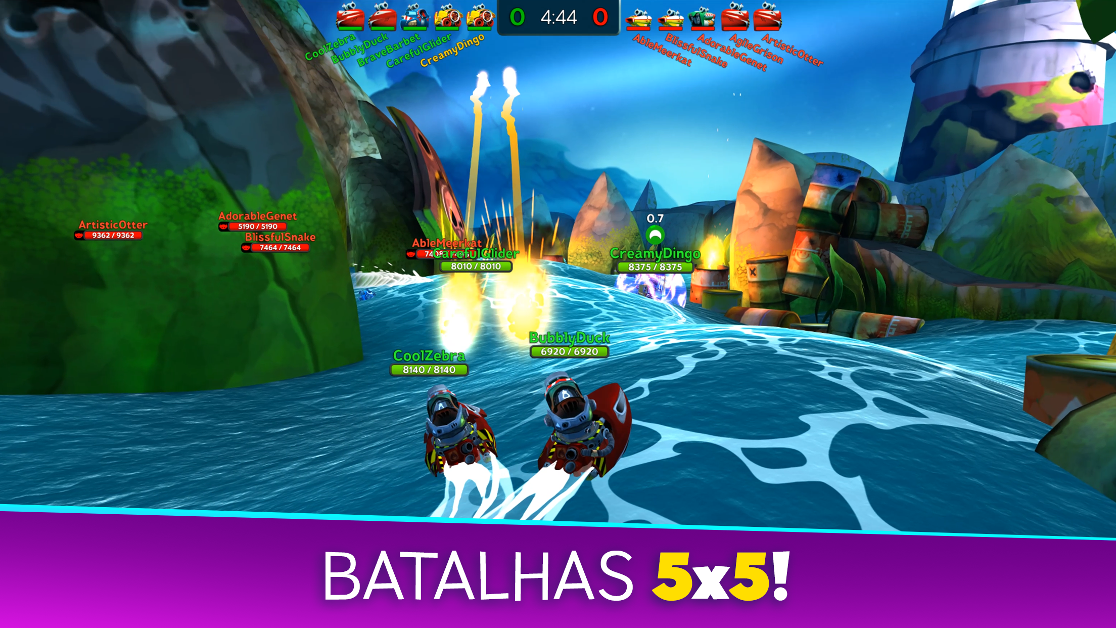 Captura de Tela do Jogo Battle Bay