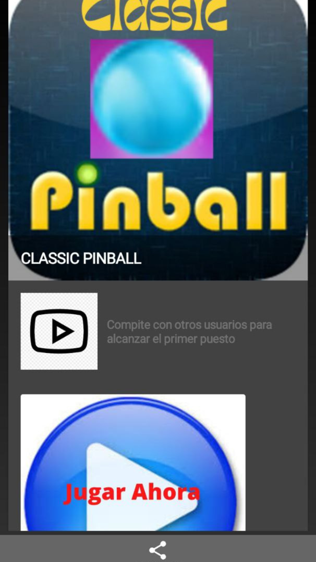 Cuplikan Layar Game Pinball