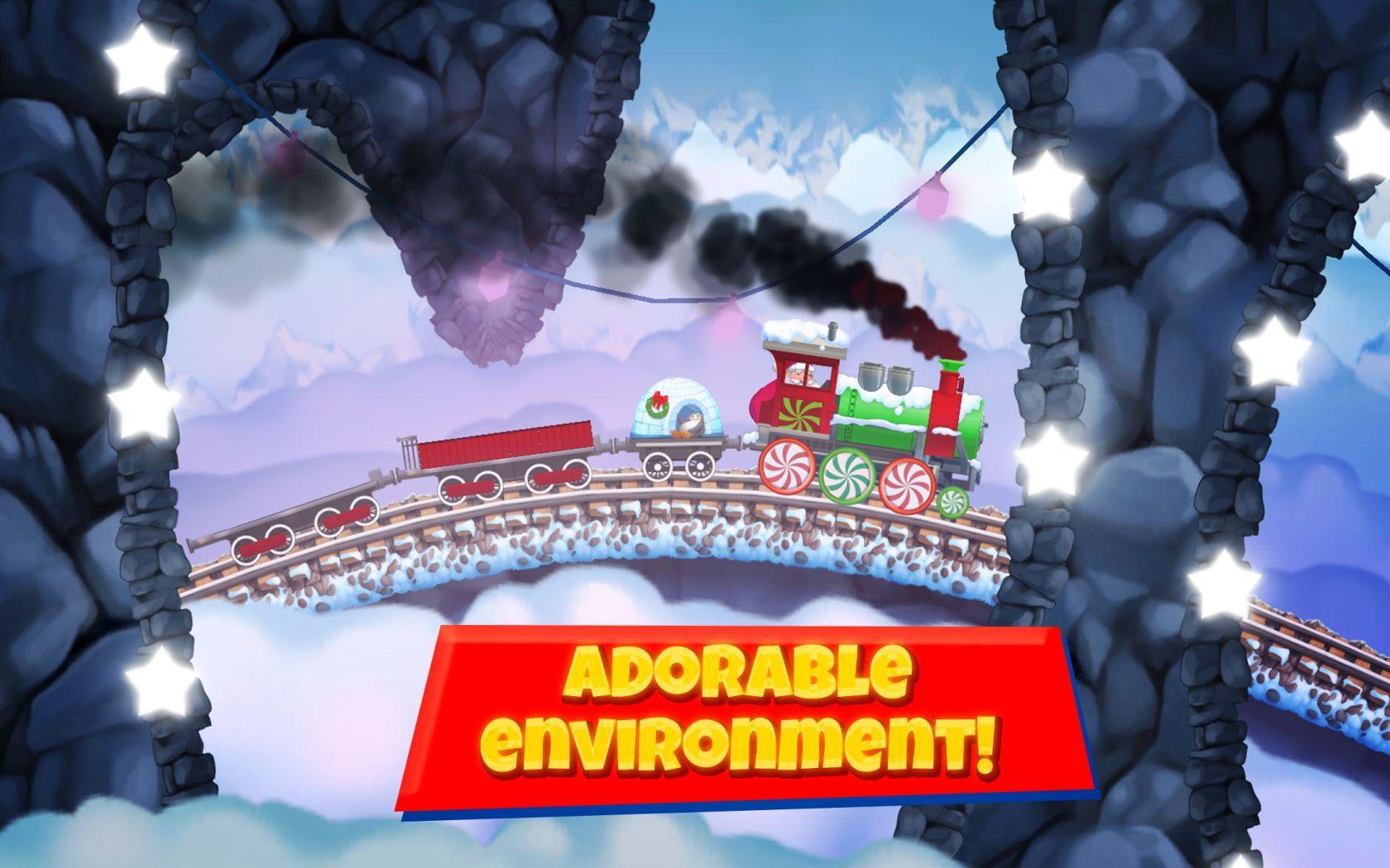 Fun Kids Train 4: Christmas Santa Train Simulator Game Screenshot