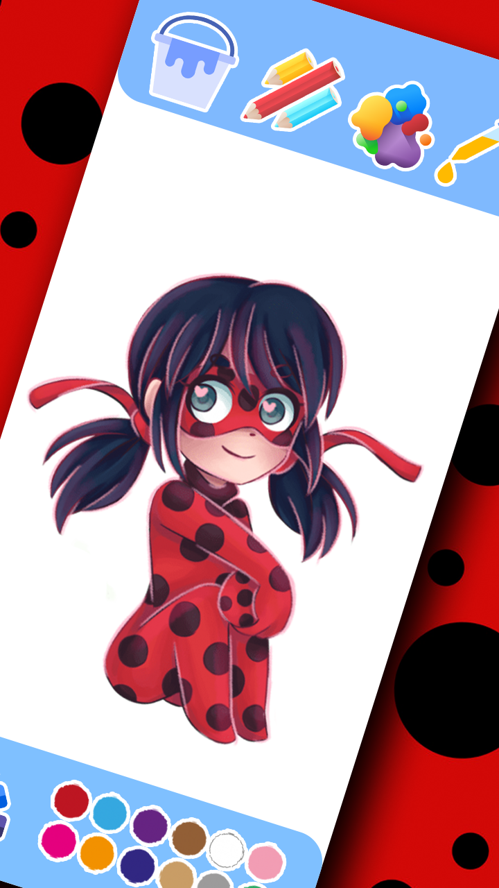Jogo de livro para colorir LadyBug versão móvel andróide iOS apk baixar  gratuitamente-TapTap