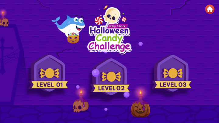 Baby Shark - Candy Challenge Game Screenshot
