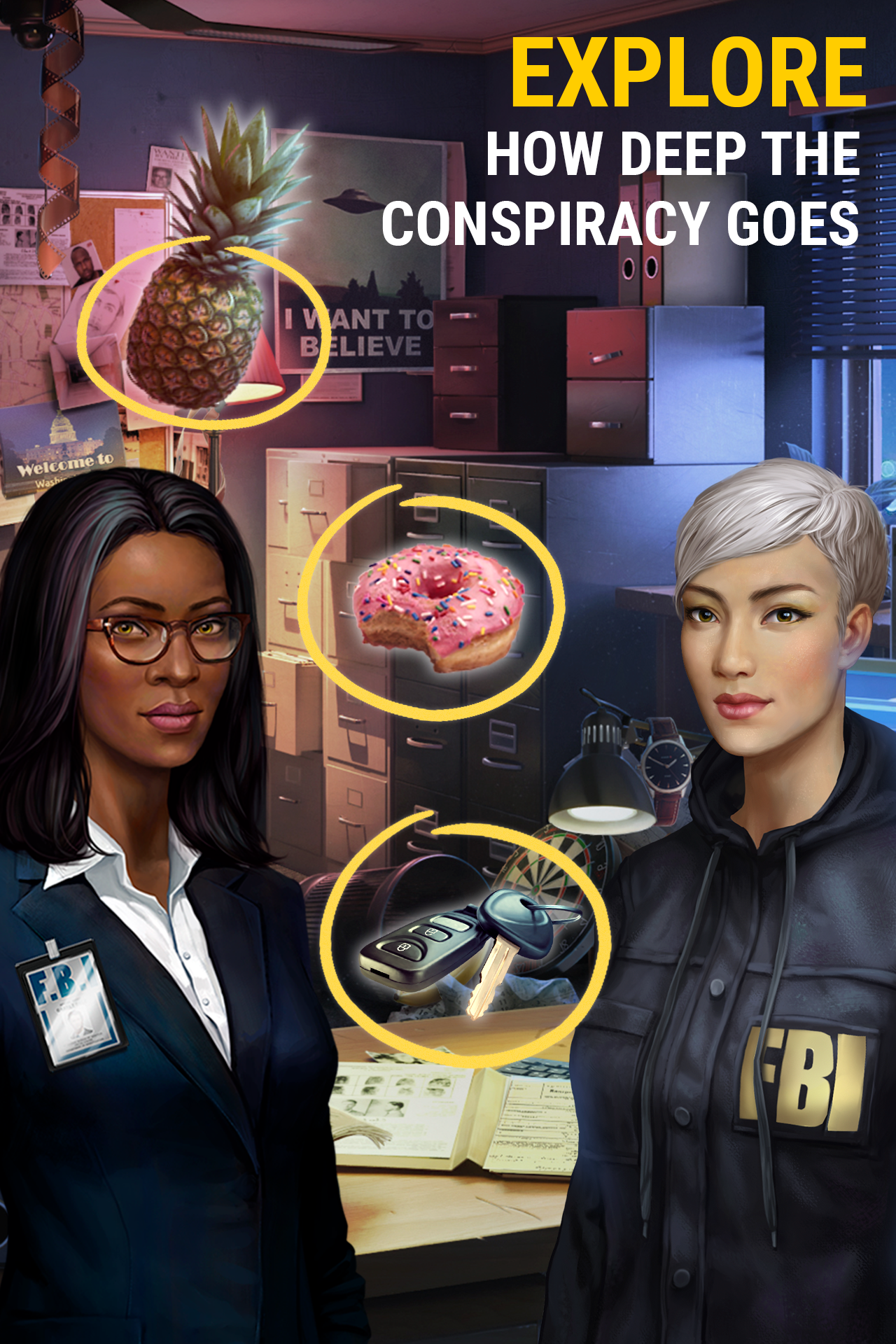 The X-Files: Deep State - Hidden Object Adventure 게임 스크린샷