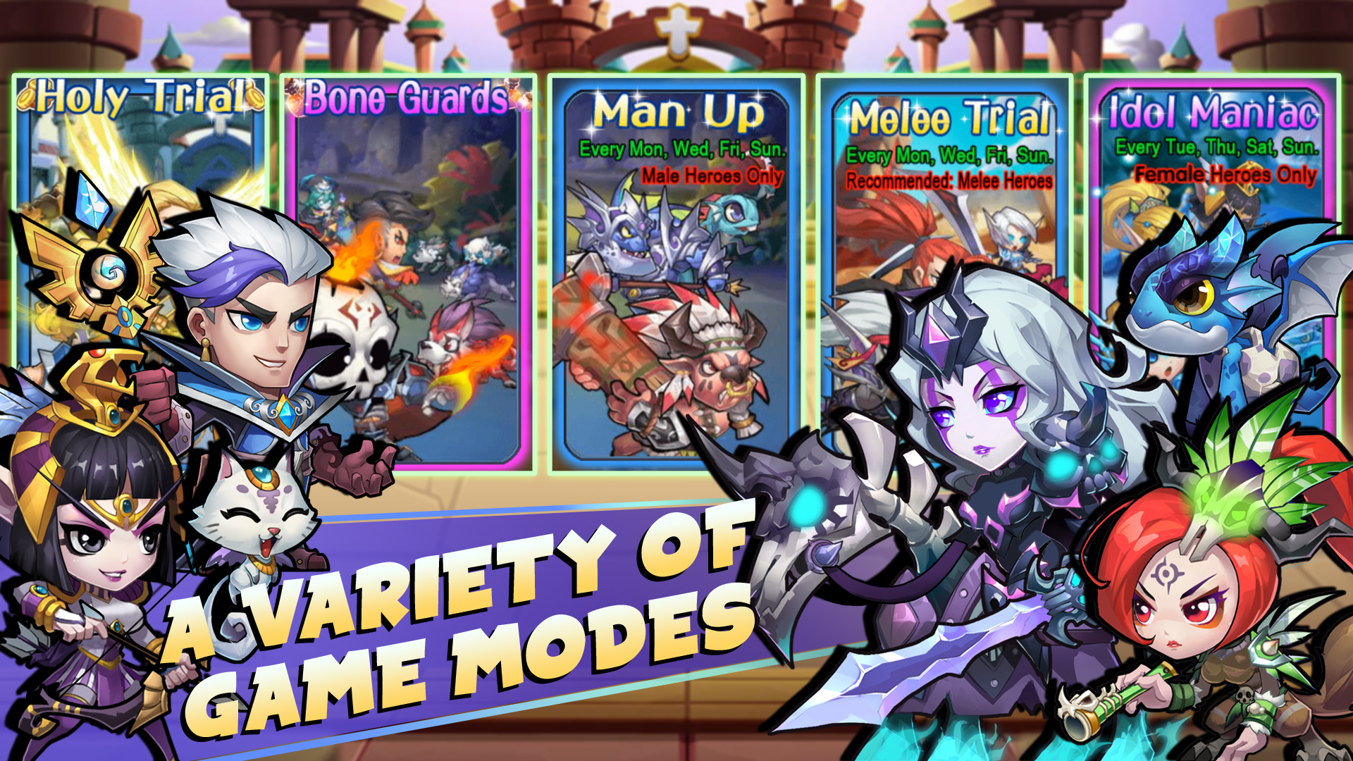 Guardians Clash - An Epic Mobile Fantasy RPG ภาพหน้าจอเกม