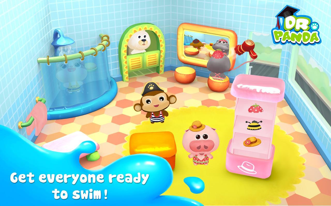 Dr. Panda's Swimming Pool Game Screenshot