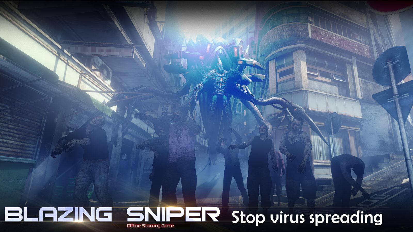 Blazing Sniper - offline shoot Game Screenshot