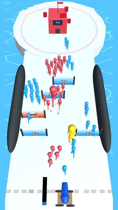 Mob Runner Crowd Control Game Screenshot