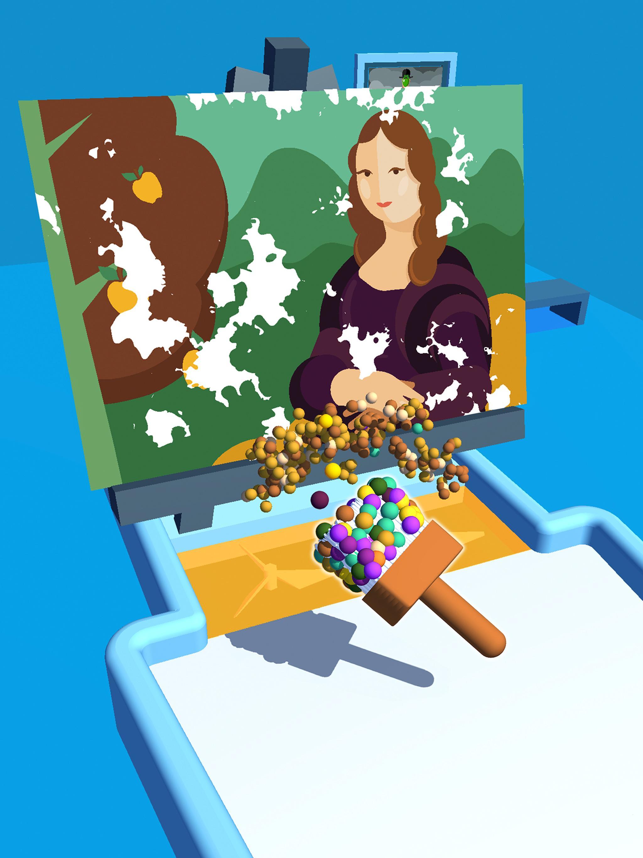 Art Ball 3D: Canvas Puzzle Game Screenshot