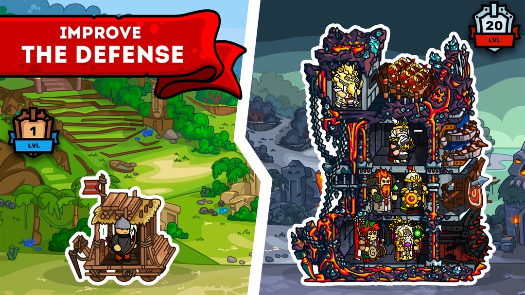 Towerlands - strategy of tower defense ภาพหน้าจอเกม