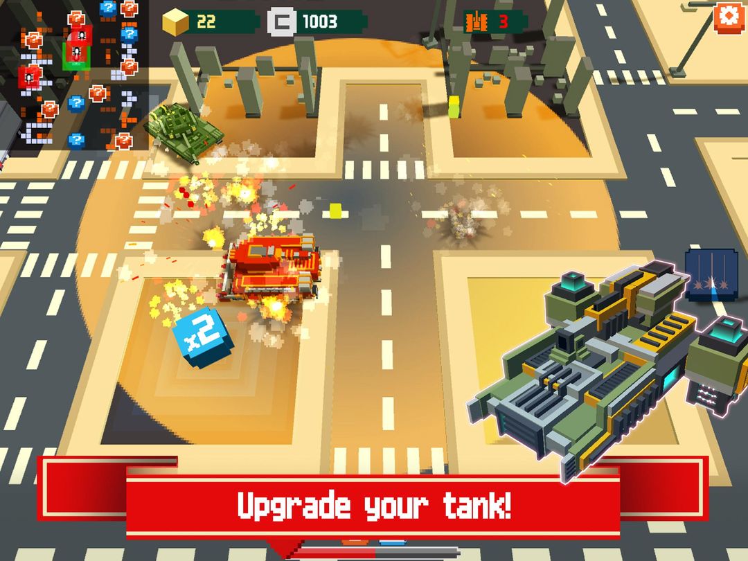War Boxes Tank Strike 게임 스크린 샷