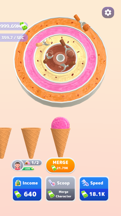 Screenshot of Ice Cream Clicker!