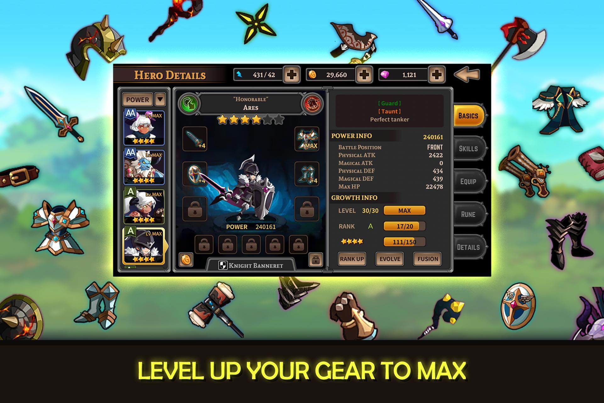 Tactics Saga Game Screenshot