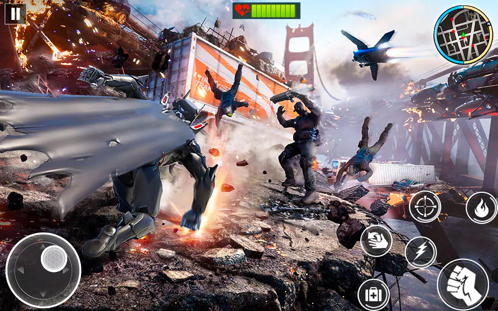 Bat Hero Man Grand Theft Game Screenshot