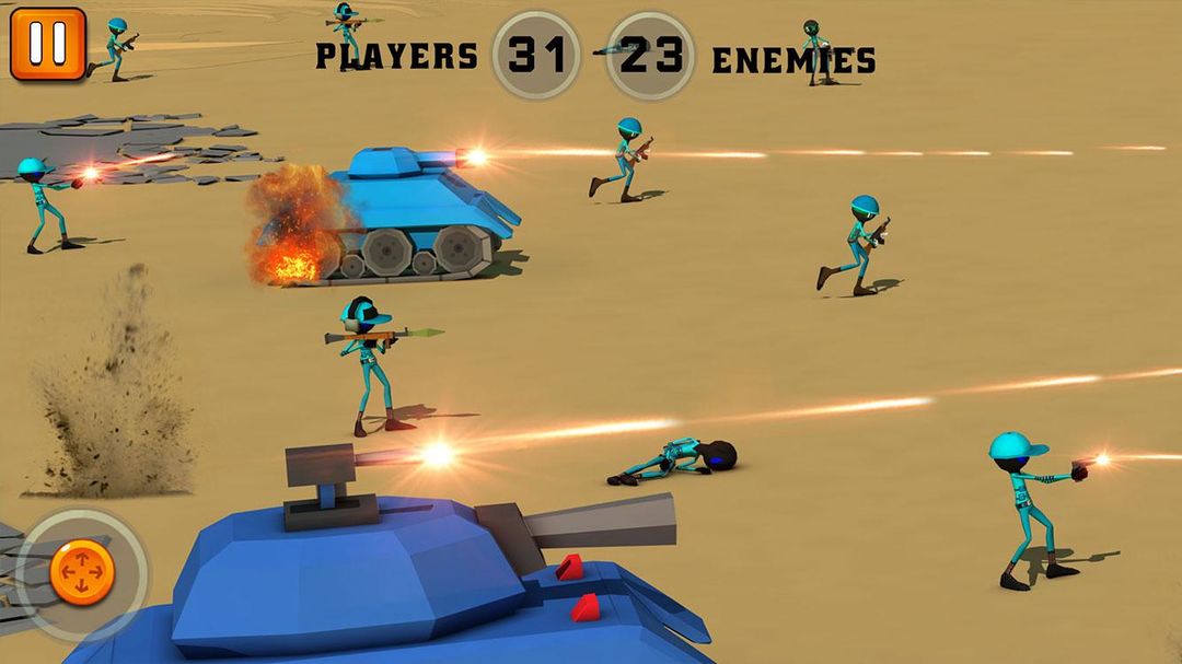 Stickman Battle Simulator 3D screenshot game