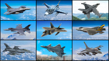 Modern Jet Fighter Games Game Screenshot