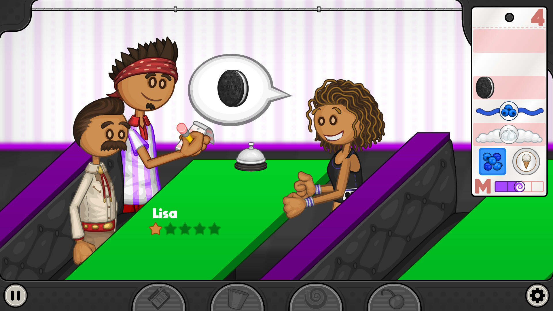 Papa's Freezeria Deluxe Game Screenshot