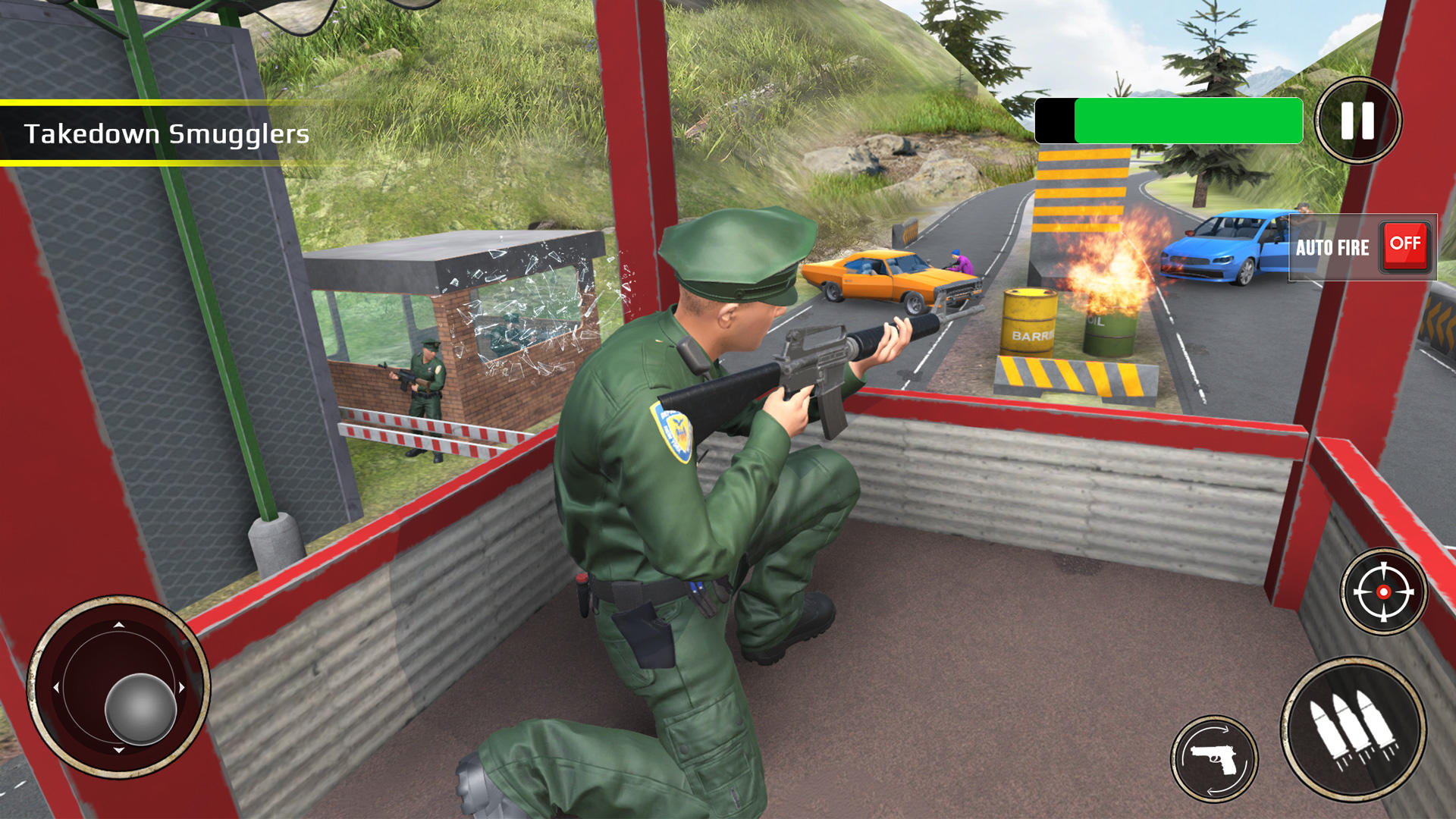 City Border Police Patrol Game Game Screenshot