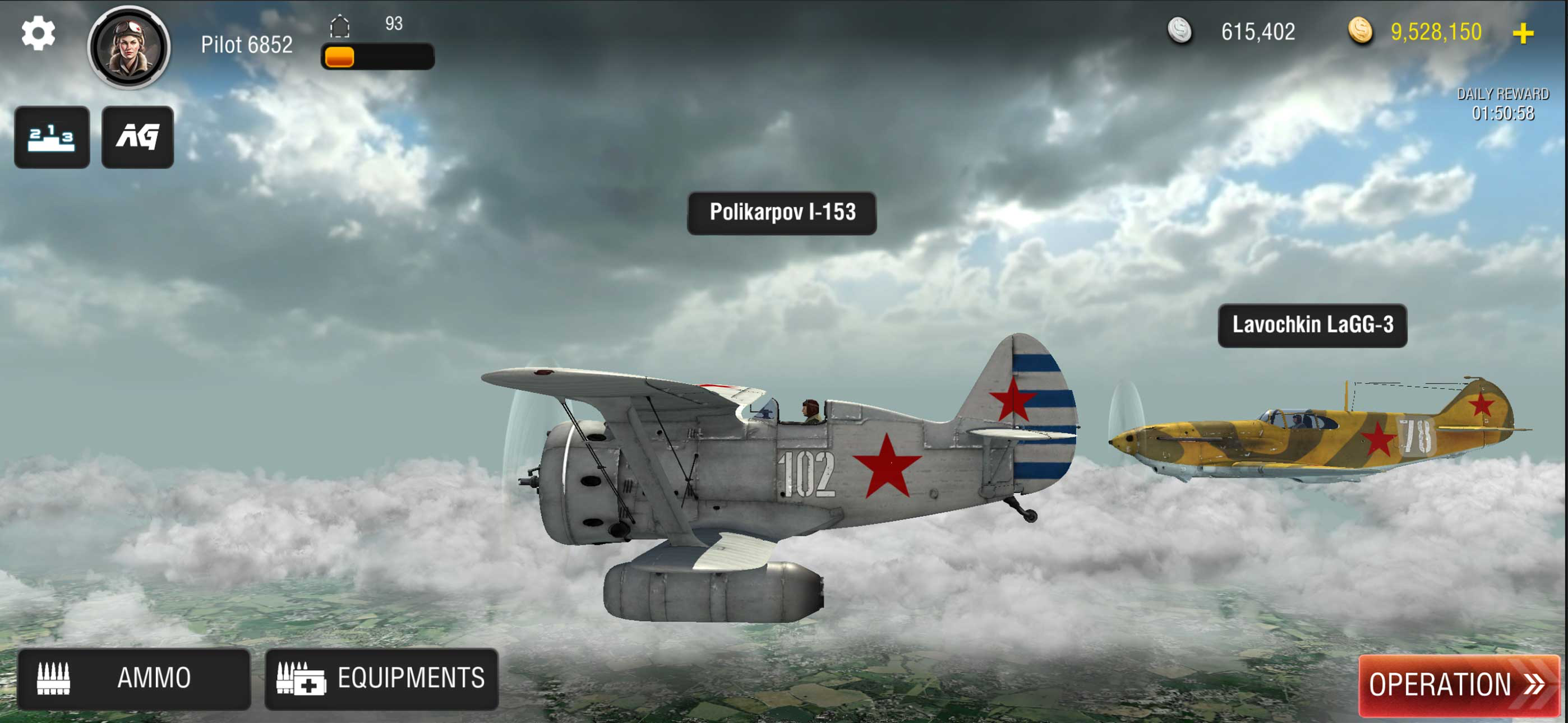 Screenshot of WW2 warplanes: Squad of Heroes