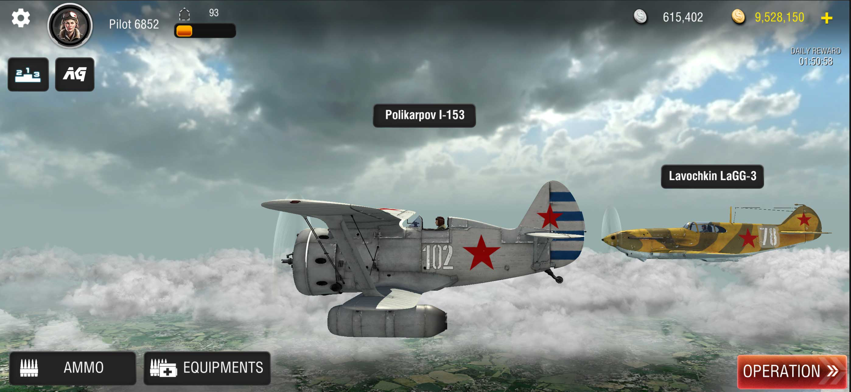 WW2 warplanes: Squad of Heroes Game Screenshot