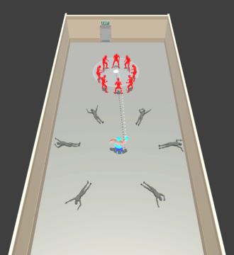 Rubber Ball Man 3D Game Screenshot