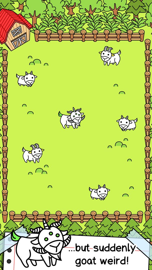 Goat Evolution - Mutant Goat Farm Clicker Game 게임 스크린 샷
