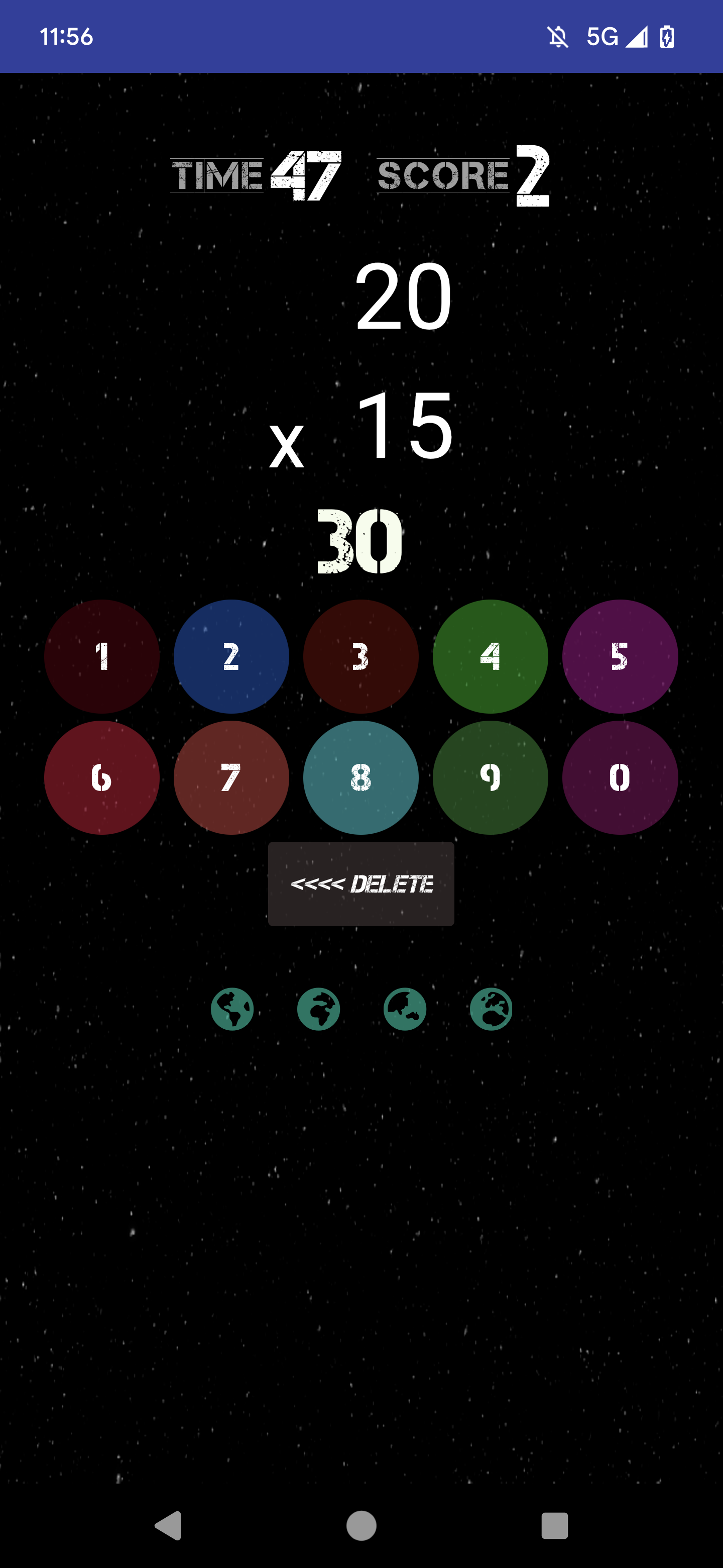 Screenshot 3 of 60 Second Math Multiply Game 