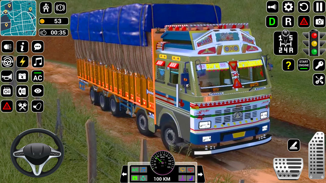 대형 트럭 운전 시뮬레이터 3D 게임 게임 스크린 샷