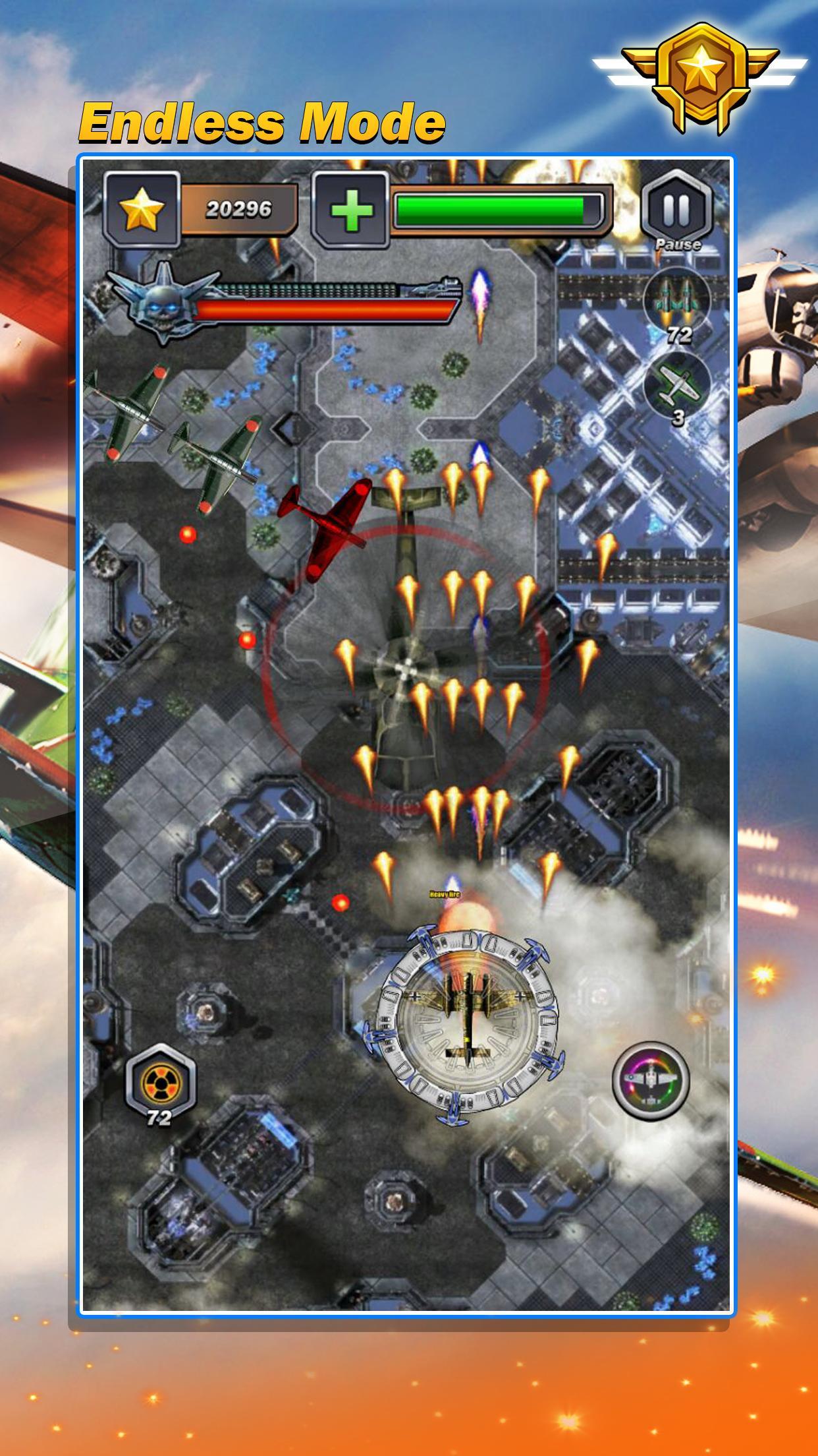 Galaxy Raiden Fighter - Squadr Game Screenshot