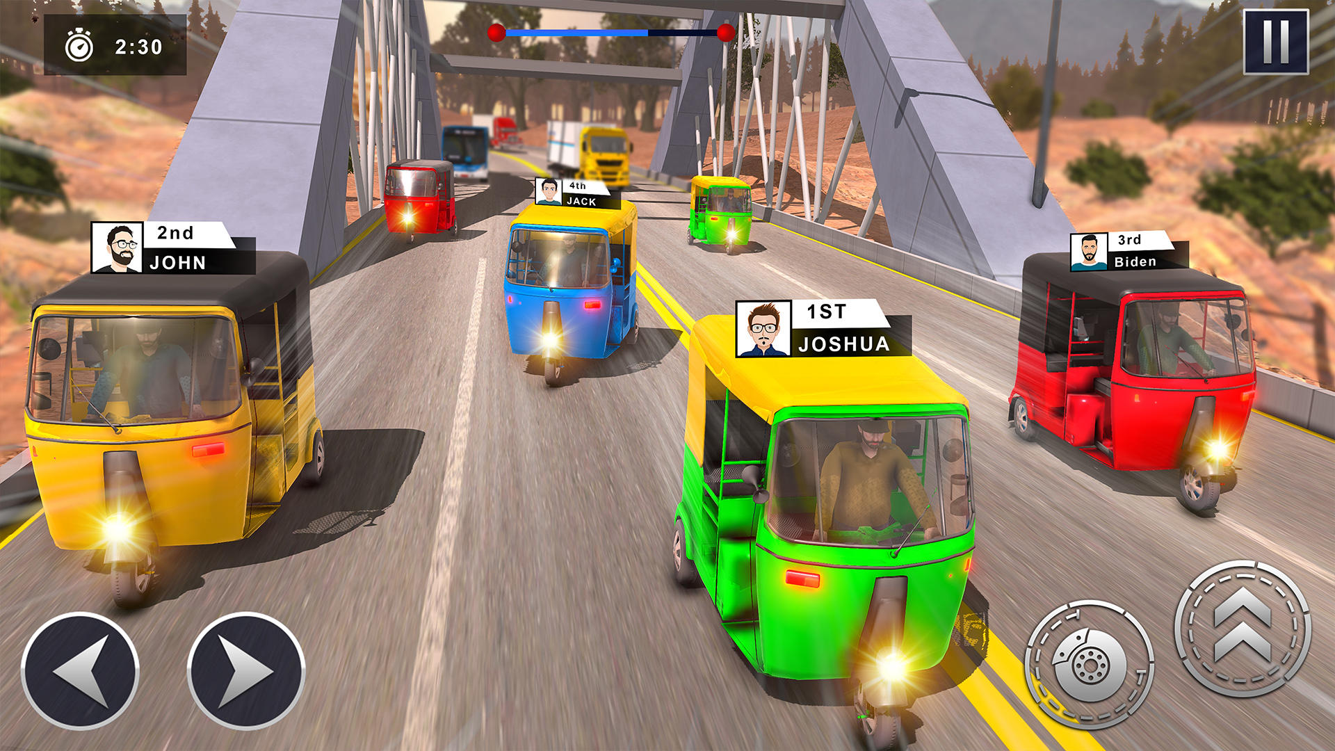 Modern Tuk Tuk Auto Rickshaw Game Screenshot